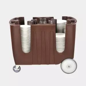 뷔페 접시카트 그릇 웨건 회수 예식장 트롤리 정리