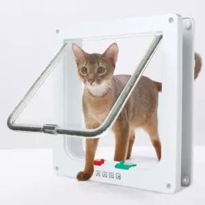 고양이 강아지 출입문 안전문 펫도어 견문 LUAZ-C소형 고양이출입문 반려동물용품 반려동물출입문