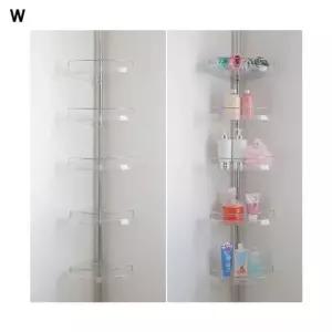 투명 가이드 코너선반 5단 욕실선반 욕조선반 사이드선반 욕실봉선반 욕조3단선반 욕조4단선반