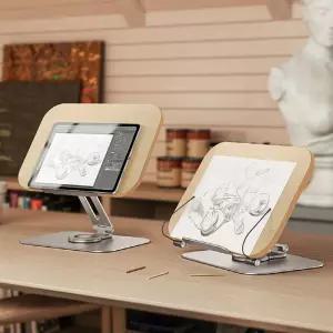 360도 회전 각도조절 북스탠드 휴대용독서대 책거치대 높이조절독서대 각도조절독서대 책받침대