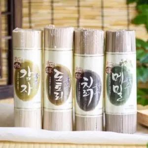 대한생활안전 국수 4종세트 도토리+메밀+감자+칡 사회적협동조합 강원슈퍼푸드