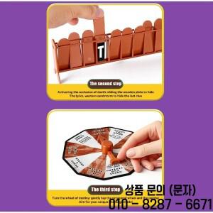 2026 신제품 카우보이 자석 행맨 보드 게임 미스터리 단어 추측 인형 테이블