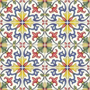 가정용 NH2365 토스카나 타일 필 앤 스틱 백스플래시 표준 멀티컬러