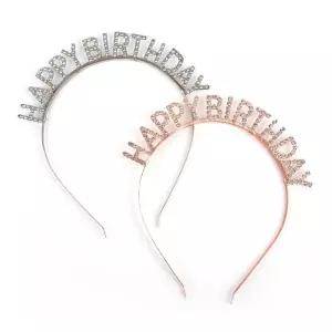 해피버스데이 큐빅 레터링 머리띠 생일파티 소품 해피버스데이머리띠 파티액세서리