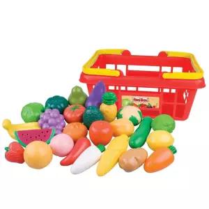 과일과야채바구니세트 25P 612R22220-1 소꿉놀이 엄마놀이 가게놀이 과일과야채