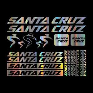 산타 크루즈 비닐 데칼 스티커 시트 자전거 프레임 사이클링