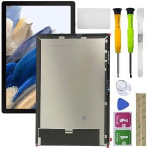 삼성 갤럭시 태블릿 탭 A8용 HQB-STAR LCD 디스플레이 디지타이저 터치 스크린 교체용 2021 SM-X200, SM-X205 어셈블리 10.5인치 블랙