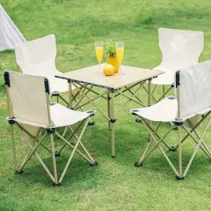 [개미물류] 휴대용 캠핑의자 접이식 감성 등산 경량 낚시 등받이 간이 의자