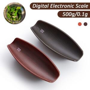 휴대용 디지털 규모 500g/0.1g USB 충전 차 커피 콩 향신료 전자 저울과 고정밀 주방