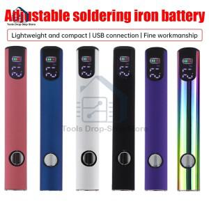 510 스레드 배터리 펜 납땜 다리미 모양 세트 가열 장치 조정 키트 피팅 전기 400mah