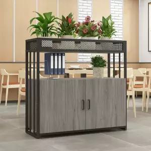 원목 수납 파티션 장식장 공간분리 꽃 가리개 입구