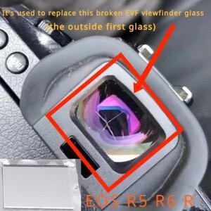 캐논 EOS 수리 부품 EVF 뷰파인더 아이피스 그룹 유리 R5 R6 1개