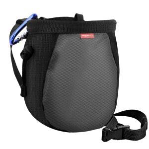 [미국배송] 모코 암벽 등반 초크 백 벨트 및 카라비너 드로스트링 클라이밍 장비가 장착된 볼더링 냄비 버킷