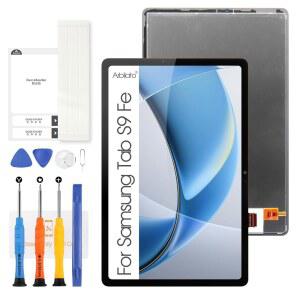 삼성 갤럭시 탭 S9 FE 태블릿 LCD 화면 SM-X510, SM-X516B 터치 디스플레이 디지타이저 어셈블리 수리 부품 블랙 프레임 없음