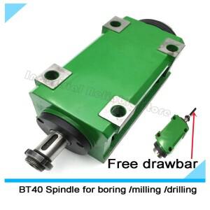 BT40 스핀들 3KW 2Hp 3Hp 최대. 보링 밀링 드릴링 태핑 머신용 3000~8000rpm 공작 기계