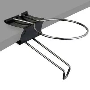 넘침 방지 테이블에 클램프 클립이 있는 컵 홀더 물병 병 연필 데스크탑 액세서리