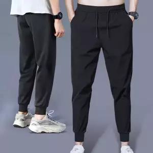 남성 팬츠 고드름 조거 여름 쿨바지 아이스 긴바지