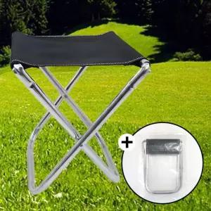 접이식 휴대용 의자 경량 지퍼백 등산 낚시 캠핑 간의 증정 이동식