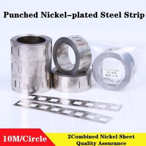 니켈 도금 강철 스트립 18650 리튬 배터리 연결 부품 팩 용접 벨트용 10 m