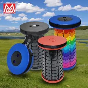 코만도 휴대용 접이식 캠핑의자 높이조절 등산 낚시 야외용