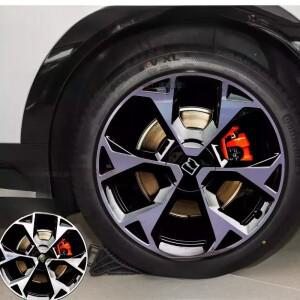 Zeekr 7X 20/21인치 사륜 휠 허브 스티커 차량 스모크 블랙 스크래치 방지 필름