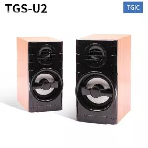 USB 2채널스피커 TGIC TGS-U2 볼륨조절컨트롤 스피커 사운드스피커 노트북스피커 PC스피커 컴퓨터스피커