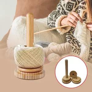 라쿠파스 나무 얀홀더 원목 실패 거치대 뜨개용품 뜨개질 실 얀 홀더 소품