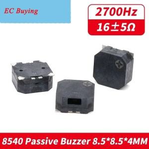 10Pcs/1pc SMD 8540 버저 음향 부품 8.5x8.5x4MM 2700Hz 전자기 수동 SMD-8540