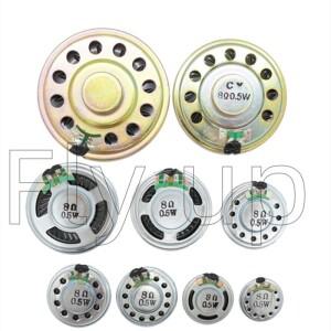소형 스피커 초박형 두께 5mm 직경 20mm 0.5W 8 Ω 10개