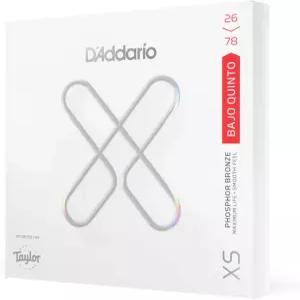 다다시오 바조 퀸토 현 - XS 형광체 브론즈 코팅 XSAPB2678 테일러 기타와 함께 개발 10개 세트