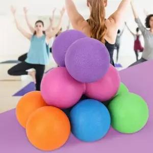 듀얼 땅콩 마사지볼 TPE 지압볼 퍼플