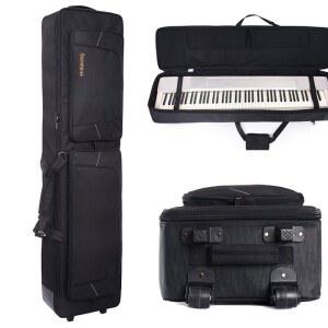 88키 디지털 피아노 가방 오르간 커버 백팩 도톰형