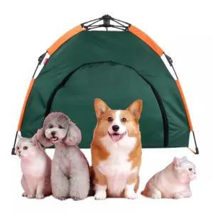 애완동물 원터치 캠핑 텐트 방수 방석포함 강아지텐트 고양이텐트 고양이집 강아지집 휴대용애견집