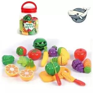 상상 가득 과일 채소 놀이세트 식사 준비 썰기장난감 주방놀이 장난감음식 유아장난감 아기장난감