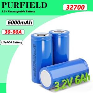 32700 6000mAh 3.2V Lifepo4 충전식 배터리 백업 전원 손전등용 리튬 철 인산염 6ah