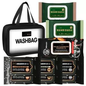 [카핫템] 이선생 차량용 티슈세트 3호 세정광택티슈 항균세정티슈 물티슈 10ea세트 다용도워시백