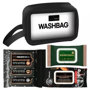 [카핫템] 이선생 차량용 티슈세트 1호 세정광택티슈 항균세정티슈 물티슈 8ea세트 다용도워시백