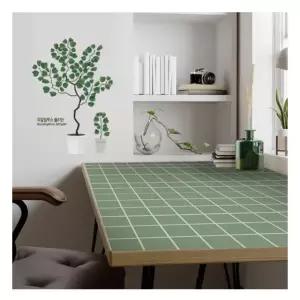 모던 엔틱타일 바질 그린 HP-7014 주방스티커 타일스티커 그래픽타일 벽면 욕실 타일 스티커 북유럽풍
