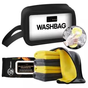 [카핫템] 이선생 차량용품 선물세트 2호 세차타올3종 세차스펀지 세정광택티슈 워시백 완포장