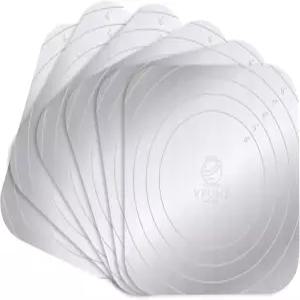 12인치 PVC 도자기 휠 배트 시스템용 VFIUME 6PCS 알루미늄 인서트 교체용 플레이트 세트 점토 세라믹