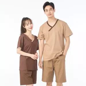 베스터 찜질복세트 127-126SET 찜질복 사우나복 마사지복 스파복 한의원 물리치료 대량주문