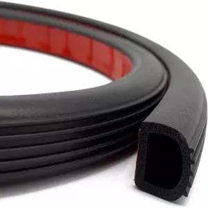 PACIXU D 모양 고무 씰 스트립 자동차 보트 RV 슬라이드 아웃 해상 차고 문/창문 등을 위한 3/4인치 자가