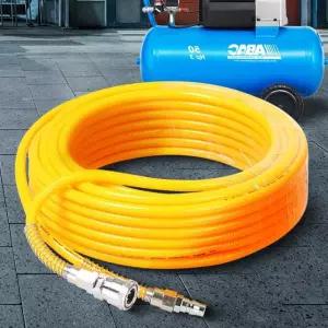 에어호스 20M 타카 릴 콤프레셔 연결호수 고압우레탄 코일호스 에어건 에어공구 유압공구
