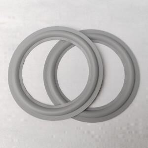 B& W CM4 CM2 우퍼 가장자리 수리용 회색 고무 서라운드 스피커 6.5 인치 2개