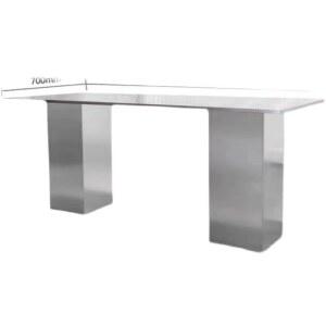 대형 스텐 테이블 업소용 90cm 모던 원기둥 원형 1m 점 높이 직경