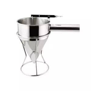 스테인리스 타코야키 반죽기 베이킹 와플 깔때기 디스펜서