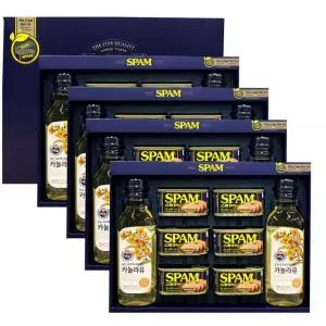 LW CJ 스팸 복합1호 5세트입 식용유 오일 명절 선물세트