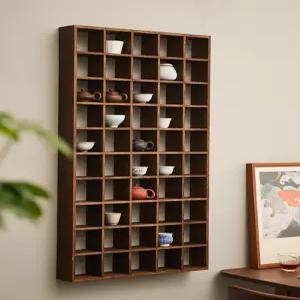 찻잔 진열대 수납 빈티지 술잔 컵 장식품 전시대 선반 주방 다기장 진열장 벽선반 정리대