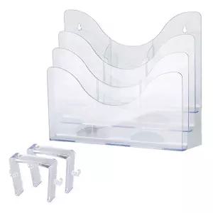 파티션 서류꽂이 A4 3단 45mm 걸이케이스 선반걸이 파티션걸이세트 파티션케이스 파티션걸이케이스