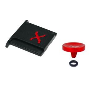 후지필름 X100VI XE5 XM5 XT50 XT4 XE4 XE3 X-PRO 3 2 1 용 핫슈 커버 및 오목 셔터 릴리즈 버튼